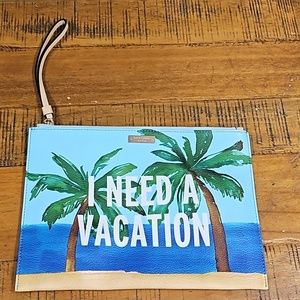Kate Spade Wristlet-Beach Holiday Palm Tree